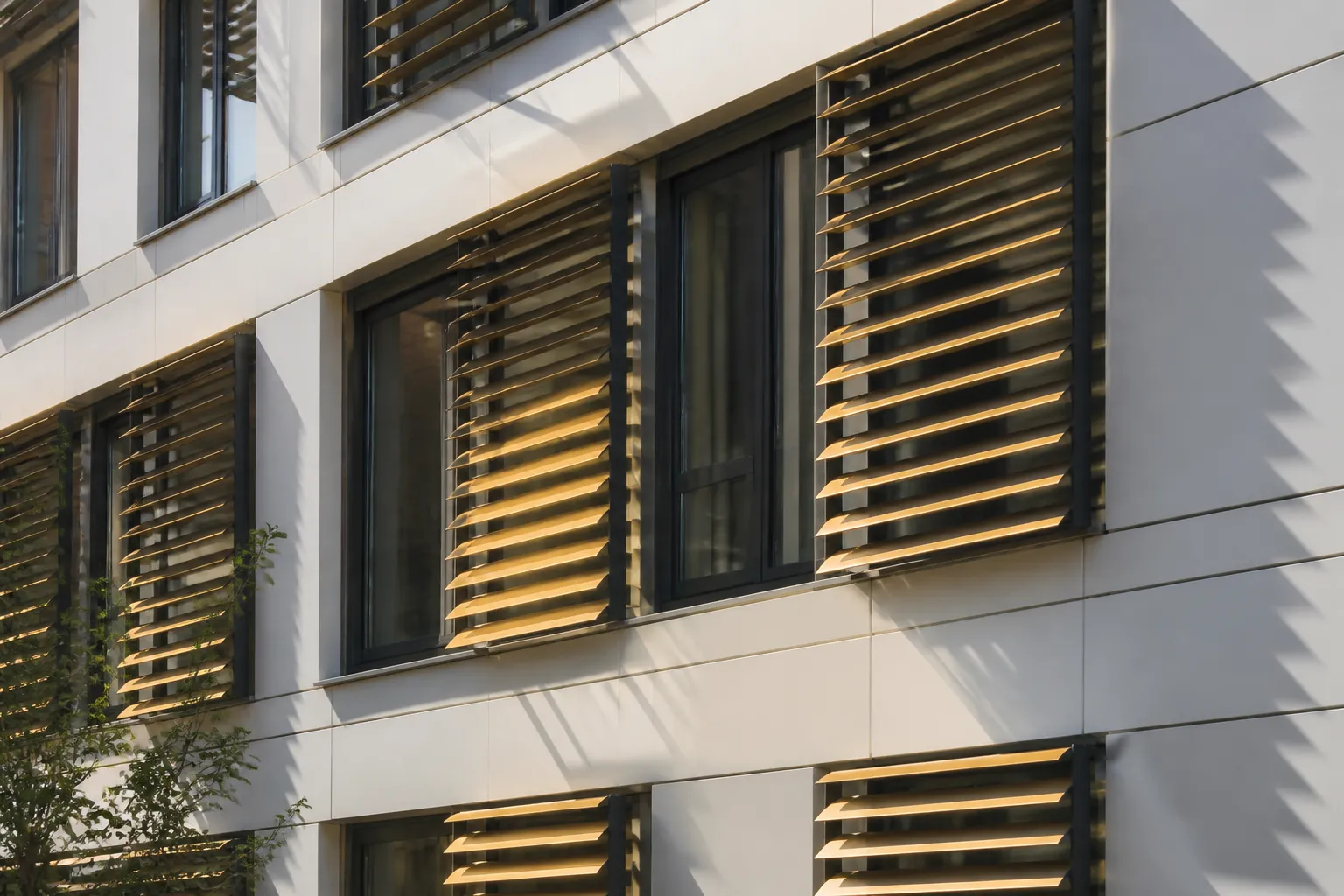 Brise-soleil orientables controles lors d une assistance VEFA dans le Rhone