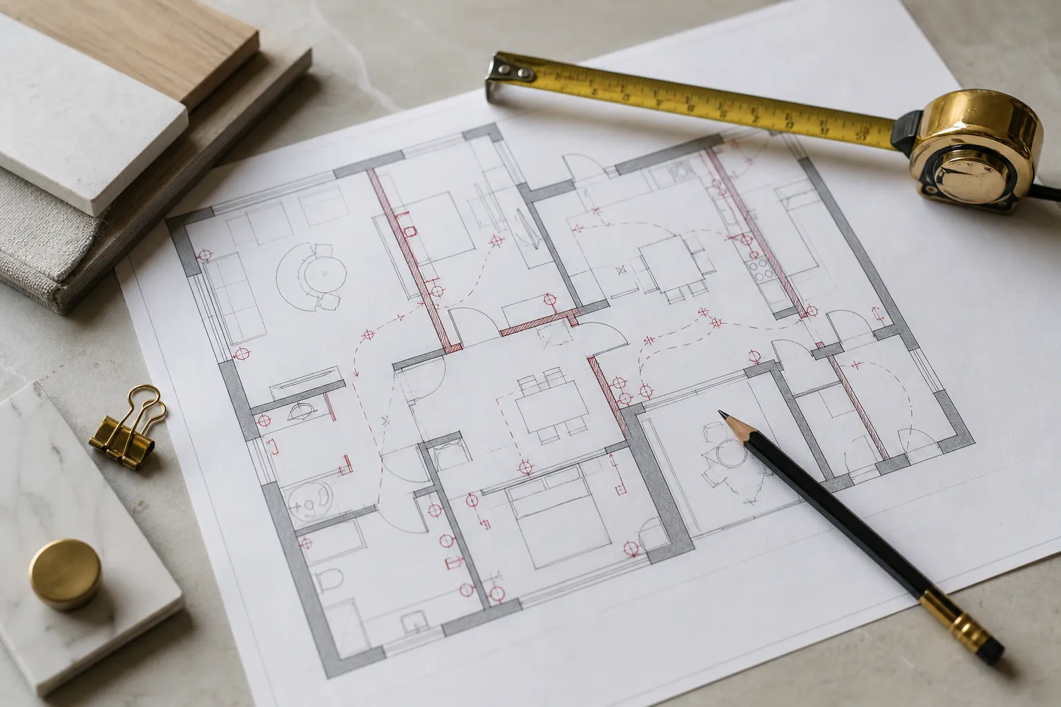 Plan de travaux modificatifs acquereur