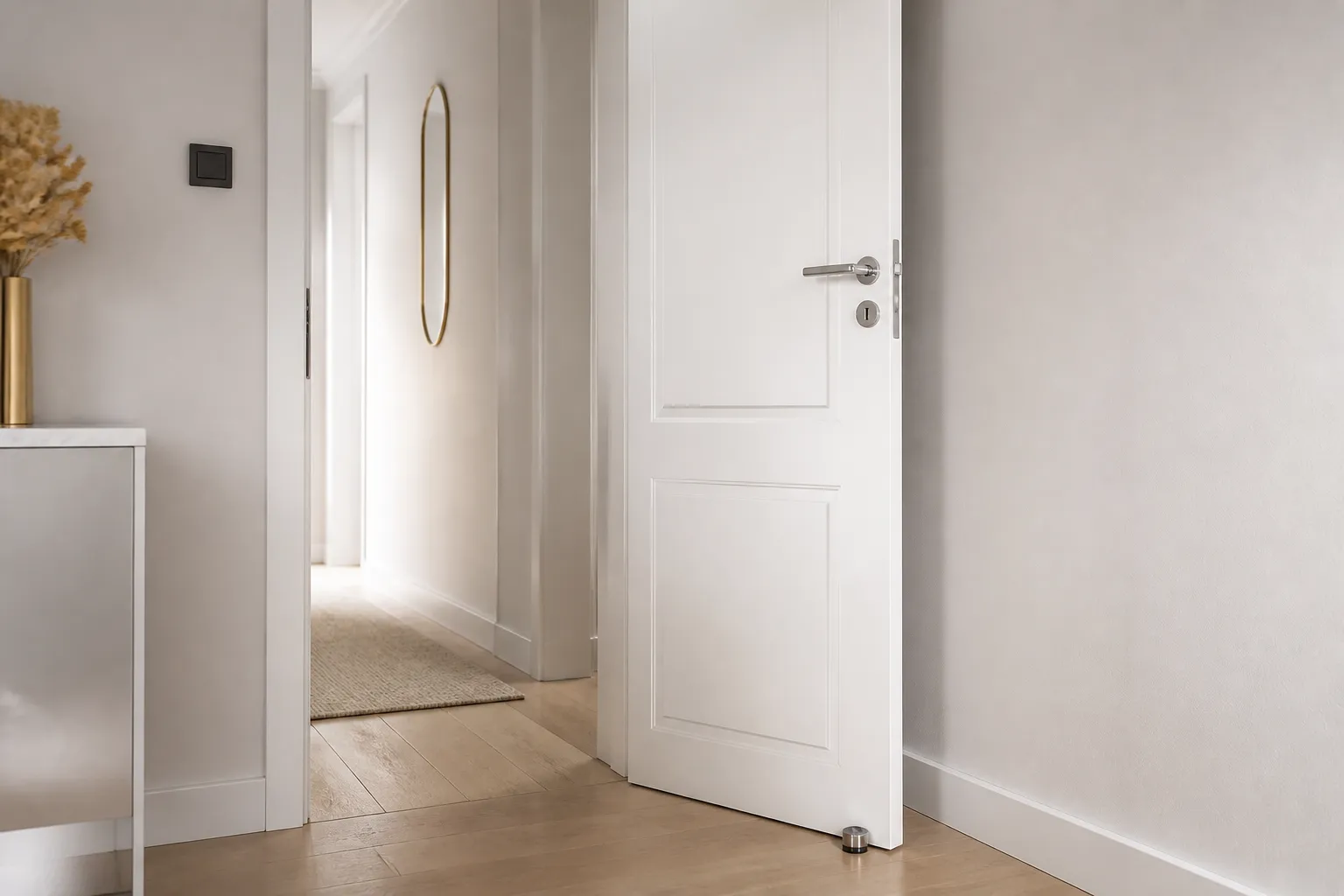 Porte interieure et butee