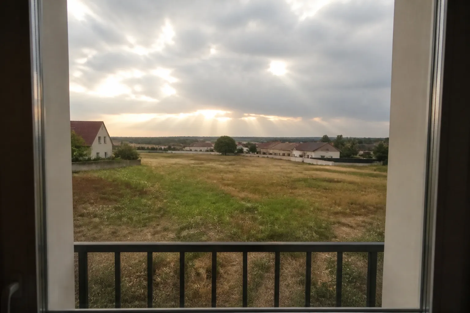 Vue degagee depuis un logement neuf