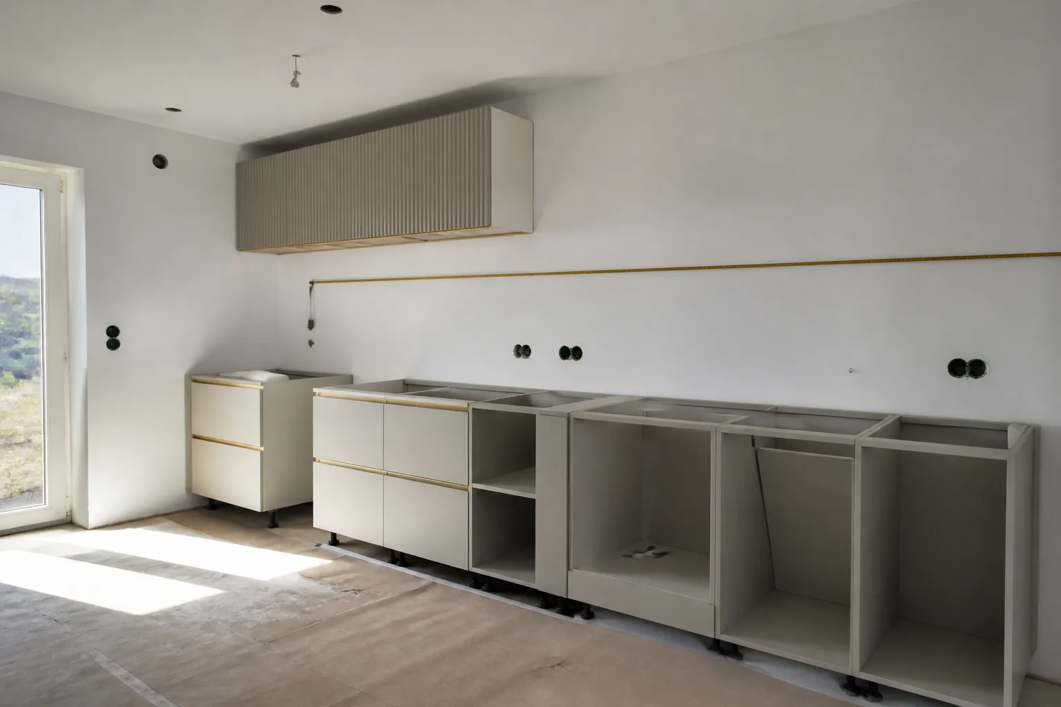 Prise de cotes pour une cuisine sur mesure