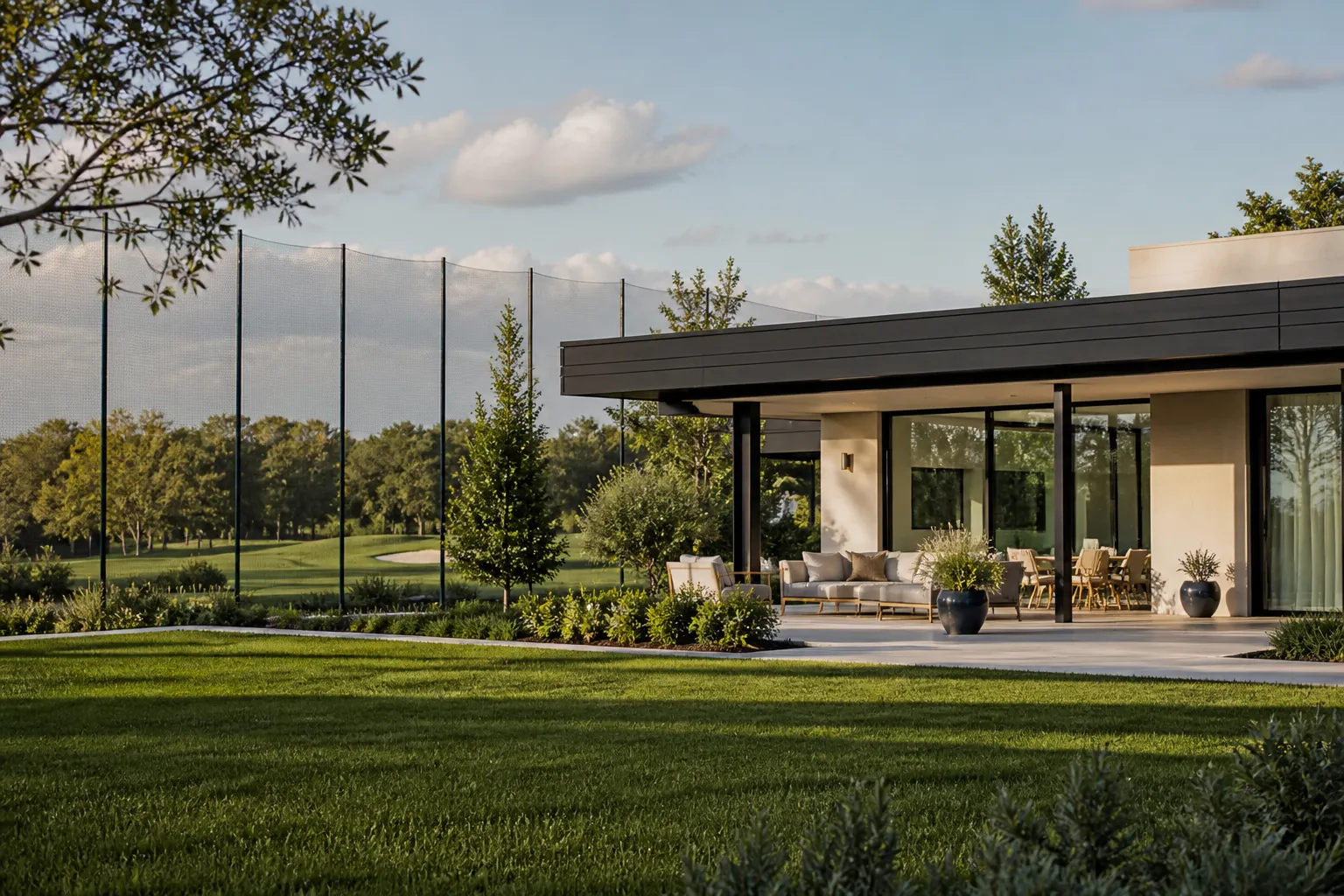Residence neuve en bordure d un parcours de golf