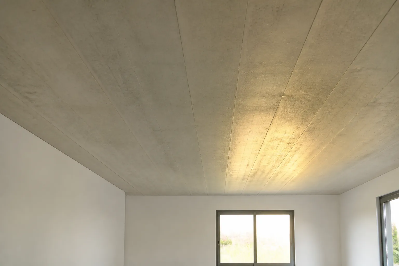 Plafond sur plancher poutrelles et hourdis