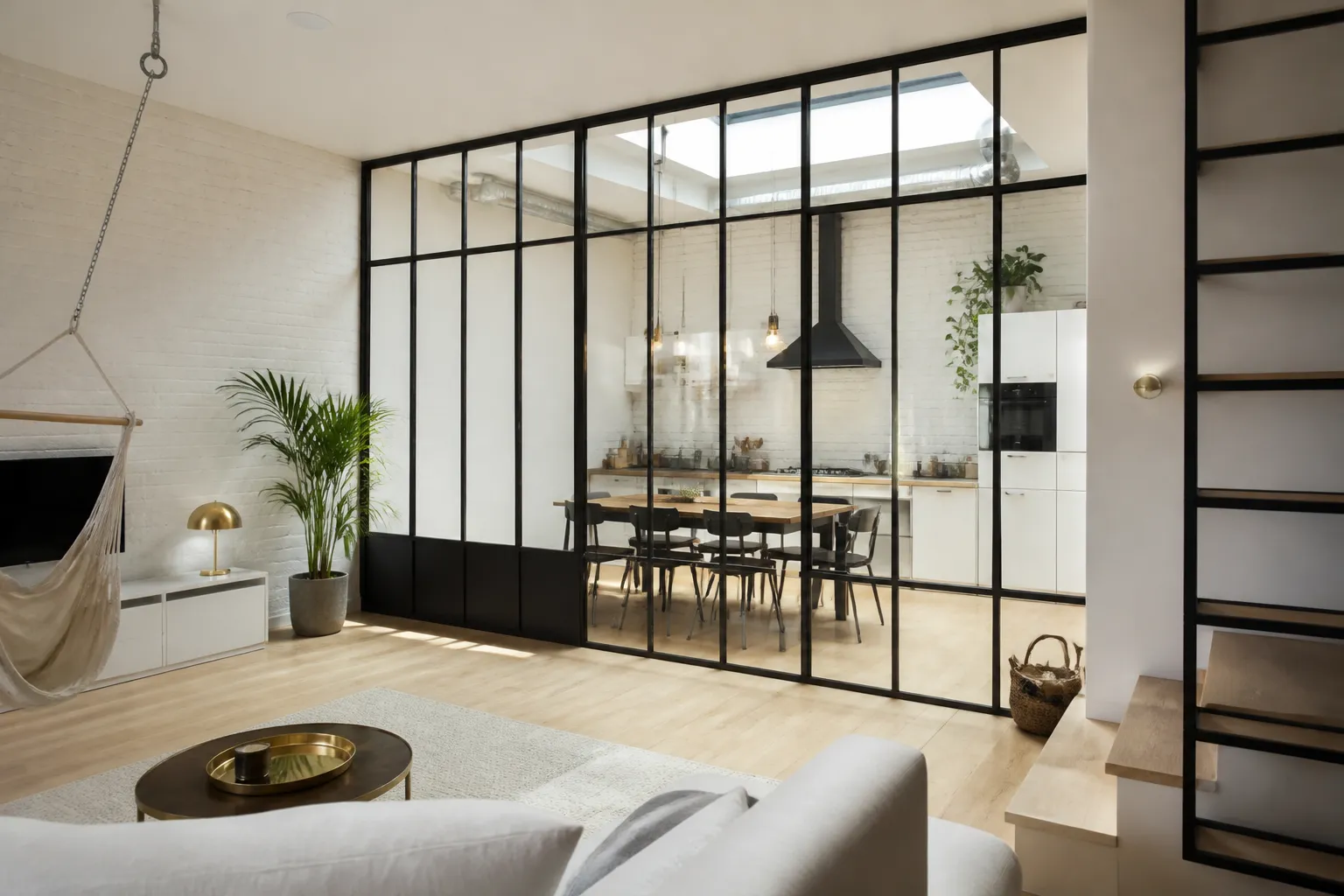 Verriere d'atelier dans un logement neuf a Roubaix