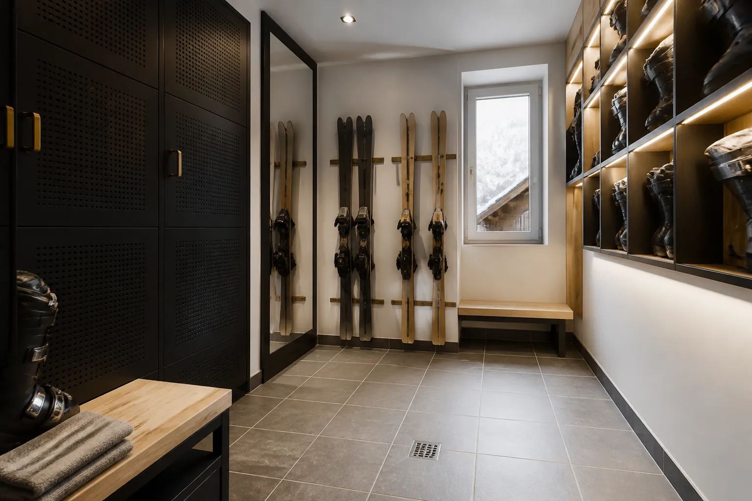 Local a skis d'une residence neuve a Annecy