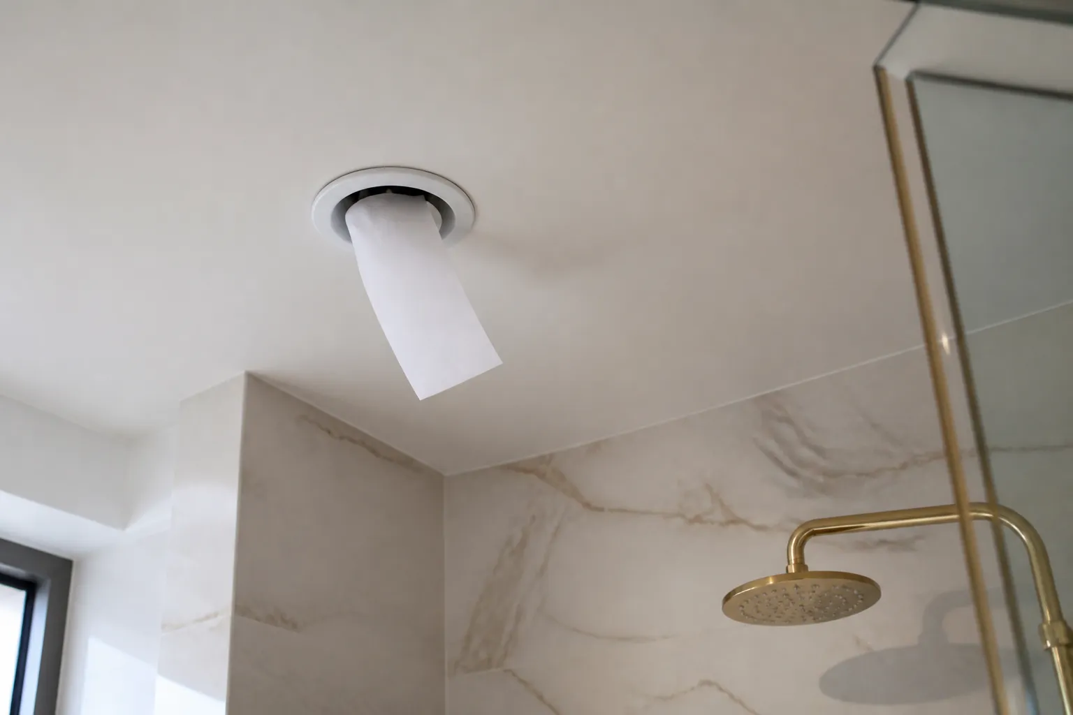 Bouche d extraction et feuille de papier
