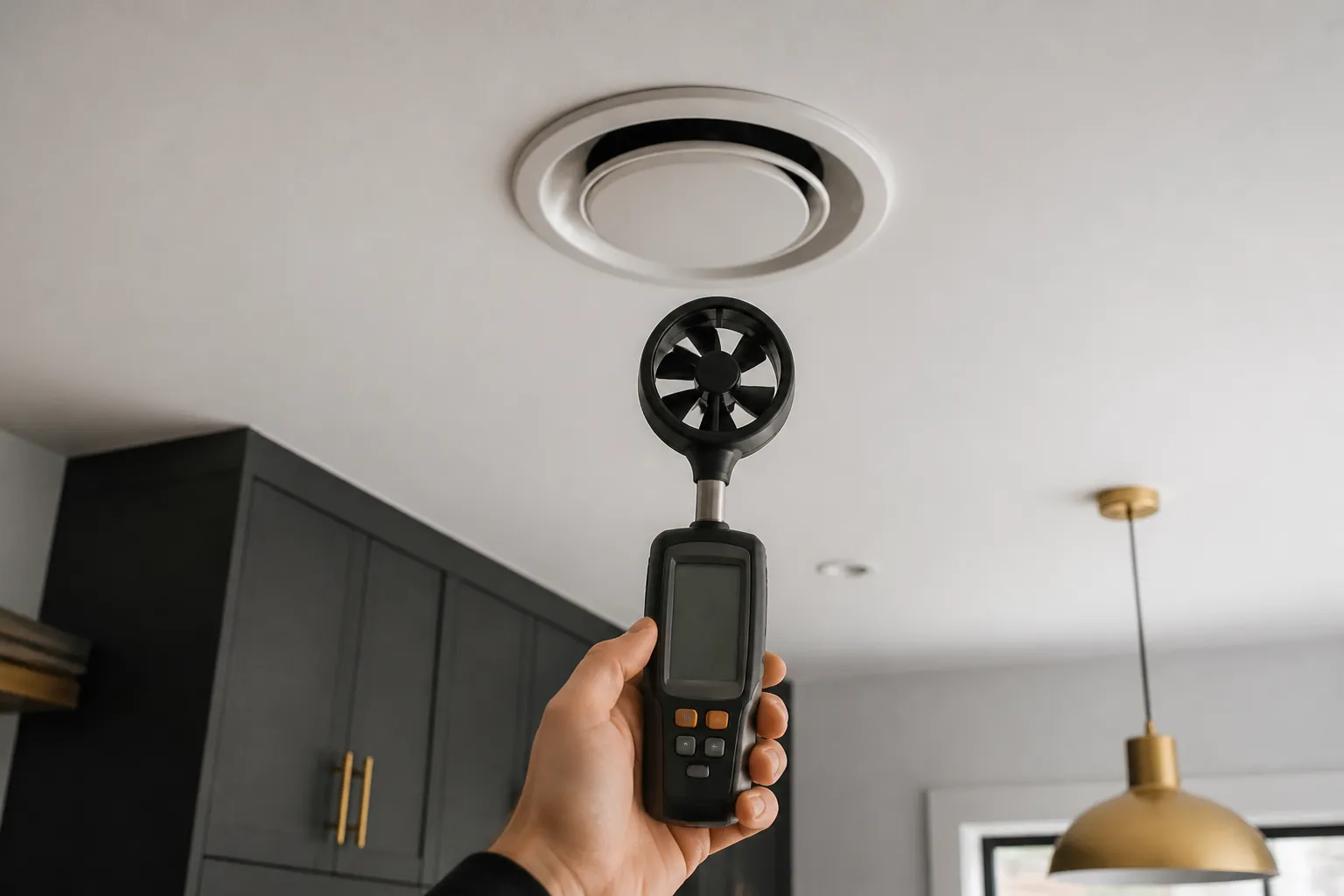 Mesure du debit de ventilation lors d une livraison VEFA a Issy les Moulineaux