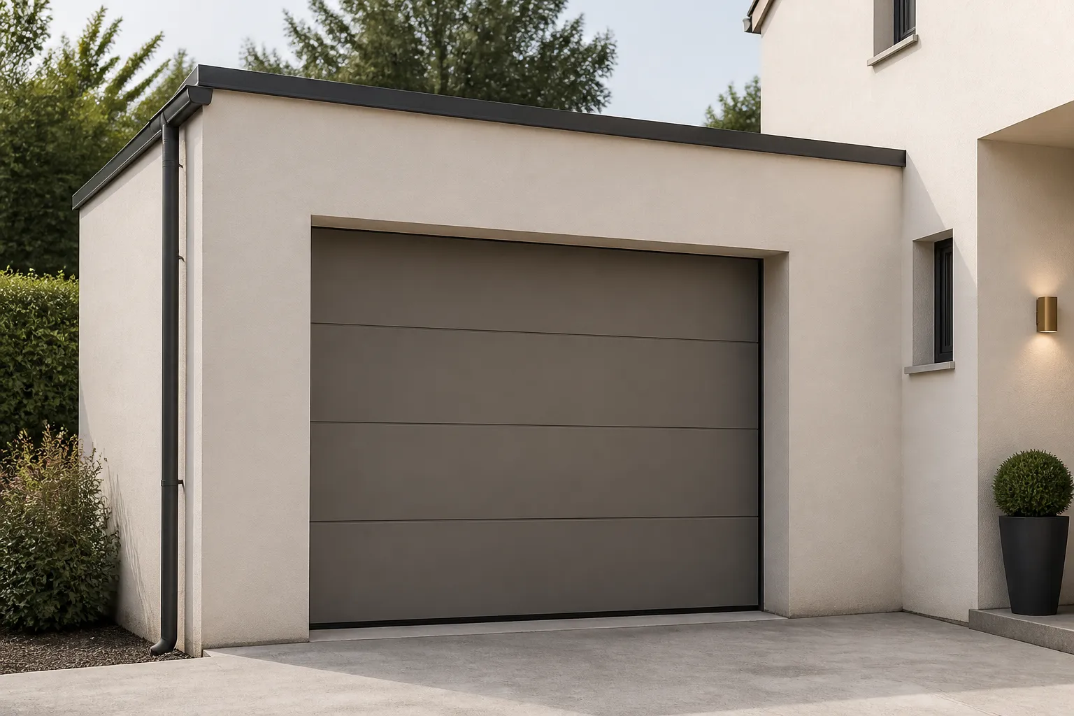 Garage et porte sectionnelle controles a la livraison VEFA a Juvisy-sur-Orge